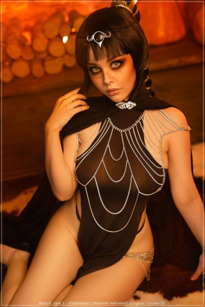 Baldurs Gate 3 - Shadowheart (Jenevelle Hallowleaf) (Lingerie) Cosplay