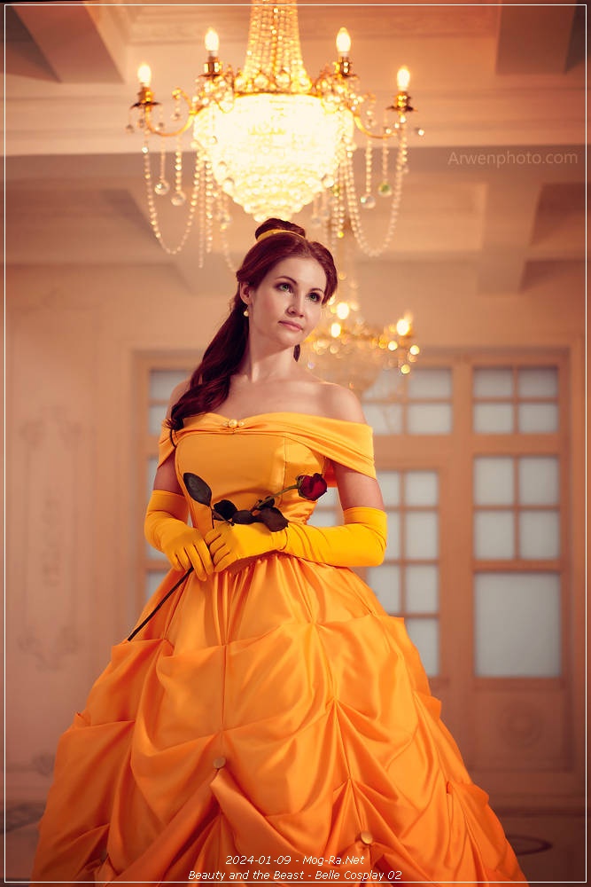 Beauty and the Beast - Belle Cosplay - costume showcase portrait Beauty and the Beast - Belle Cosplay - costume showcase portrait