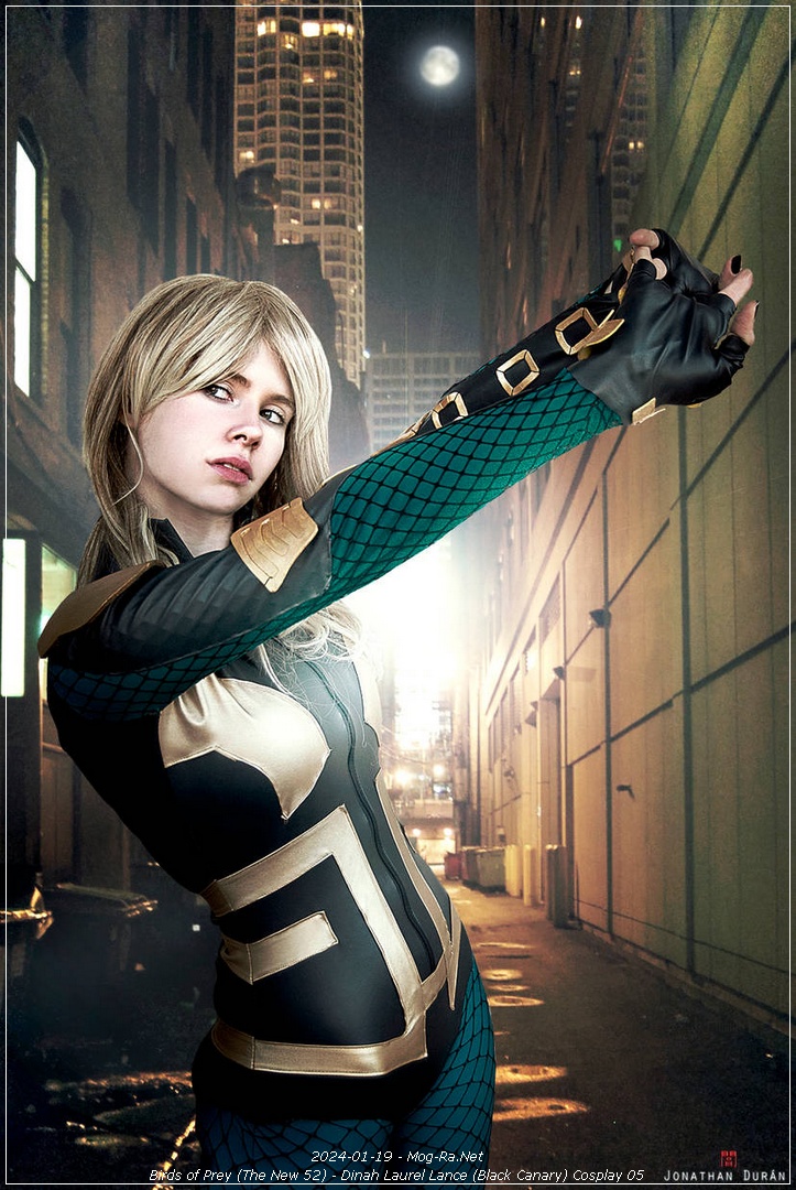 Birds of Prey The New 52 Dinah Laurel Lance Black Canary Cosplay 05