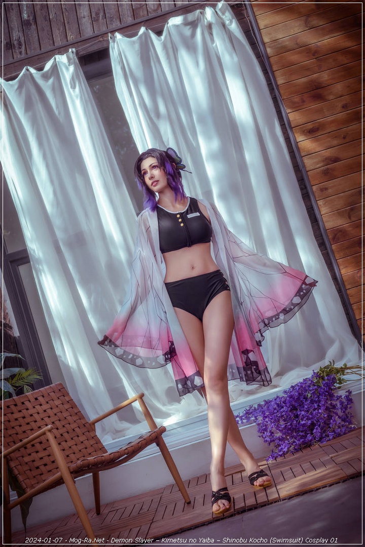 Demon Slayer - Shinobu Kocho (Swimsuit) Cosplay - elegant capture