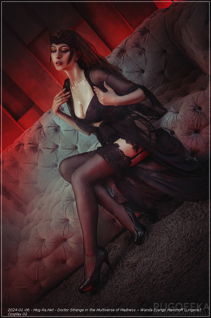 WandaVision - Wanda Django Maximoff (Scarlet Witch) (Lingerie) Cosplay - elegant capture WandaVision - Wanda Django Maximoff (Scarlet Witch) (Lingerie) Cosplay - elegant capture