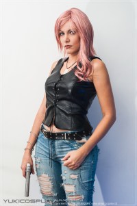 Final Fantasy 13 - Lightning (Claire Farron) (The 3rd Birthday - Aya Brea) Cosplay