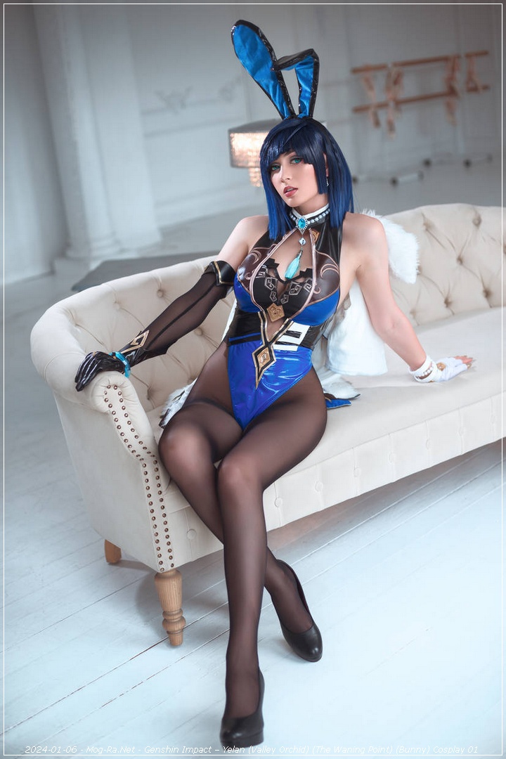 Genshin Impact - Yelan (Valley Orchid) (The Waning Point) (Bunny) Cosplay - visual exploration Genshin Impact - Yelan (Valley Orchid) (The Waning Point) (Bunny) Cosplay - visual exploration