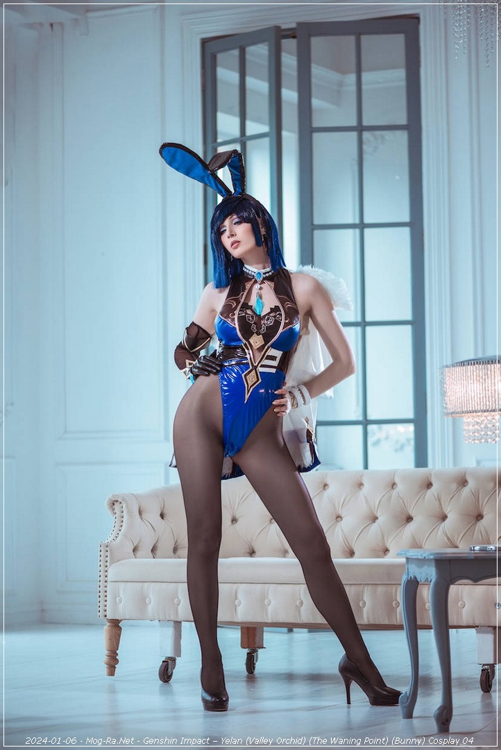 Genshin Impact - Yelan (Valley Orchid) (The Waning Point) (Bunny) Cosplay - inspired capture Genshin Impact - Yelan (Valley Orchid) (The Waning Point) (Bunny) Cosplay - inspired capture