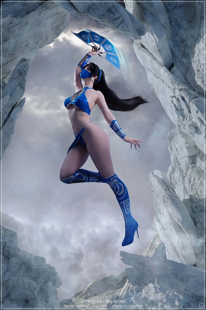 Mortal Kombat - Remake - Kitana Cosplay - refined costume study