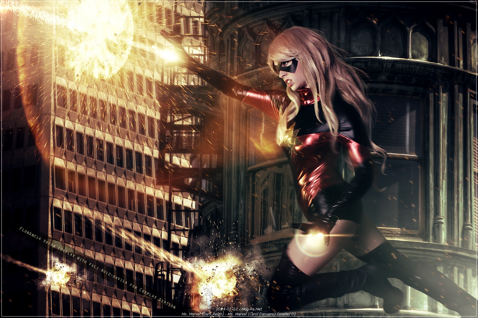 Ms. Marvel (Dark Reign) - Ms. Marvel (Carol Danvers) Cosplay - portrait photo Ms. Marvel (Dark Reign) - Ms. Marvel (Carol Danvers) Cosplay - portrait photo
