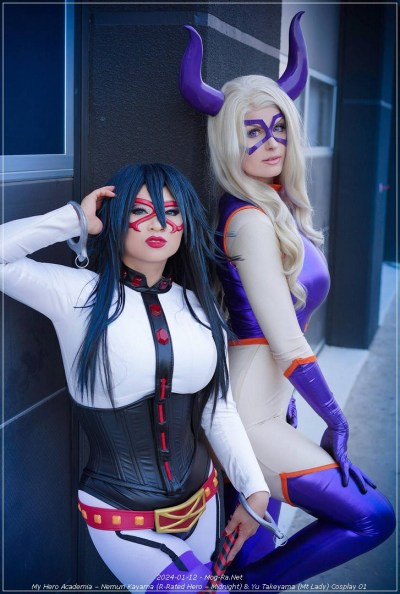 My Hero Academia - Nemuri Kayama (R-Rated Hero - Midnight) & Yu Takeyama (Mt Lady) Cosplay