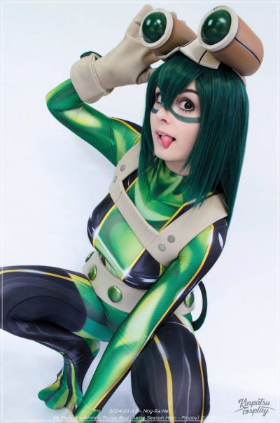 My Hero Academia - Tsuyu Asui (Rainy Season Hero - Froppy) Cosplay