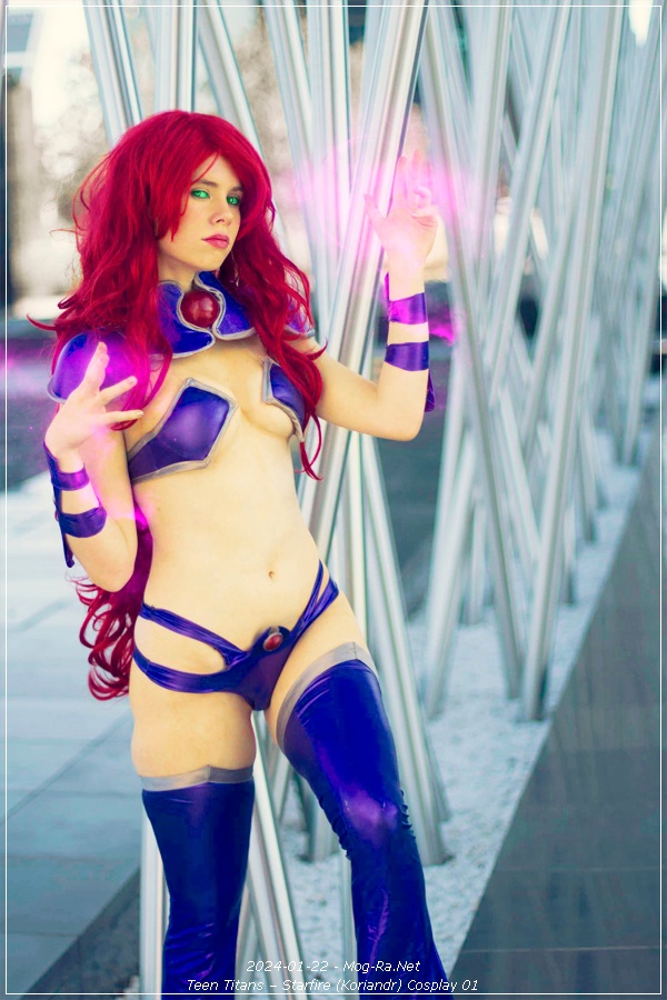 Teen Titans - Starfire (Koriandr) Cosplay - premium study