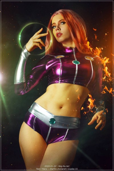 Teen Titans - Starfire (Koriandr) Cosplay