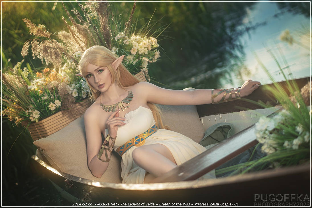 The Legend of Zelda - Breath of the Wild - Princess Zelda (White Dress) Cosplay - artistic framing
