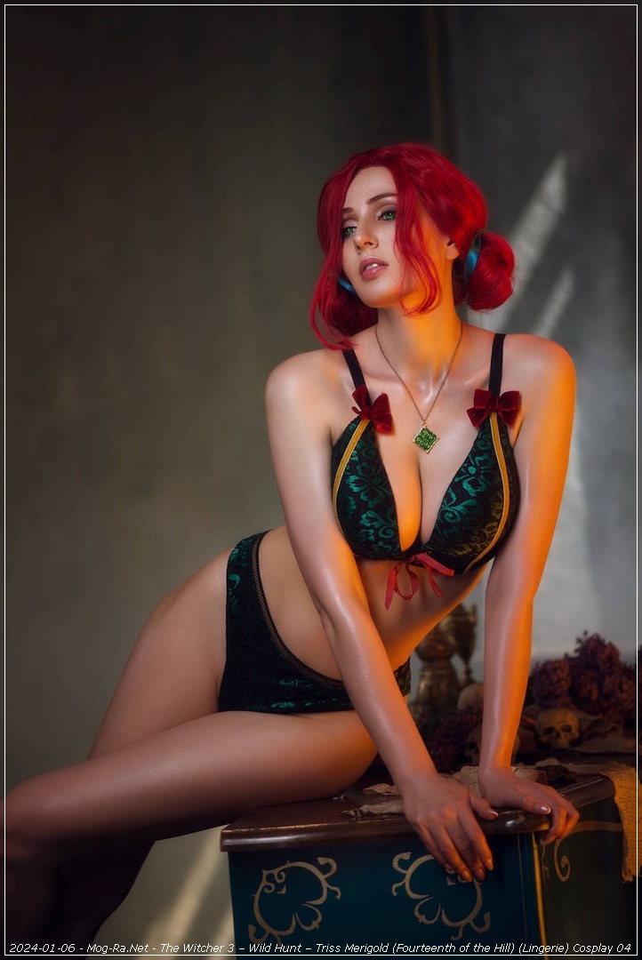 The Witcher 3 - Wild Hunt - Triss Merigold (Fourteenth of the Hill) (Lingerie) Cosplay - character photo