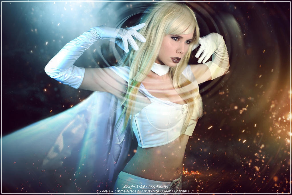 X-Men - Emma Grace Frost (White Queen) Cosplay - delicate portrait