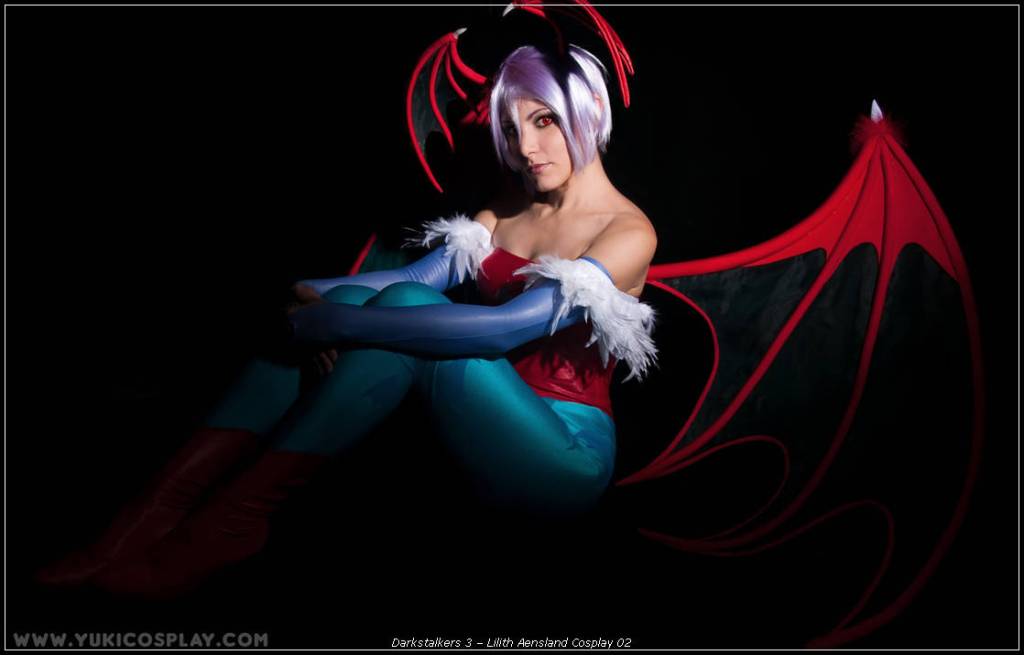 Darkstalkers 3 - Lilith Aensland Cosplay - delicate character portrait