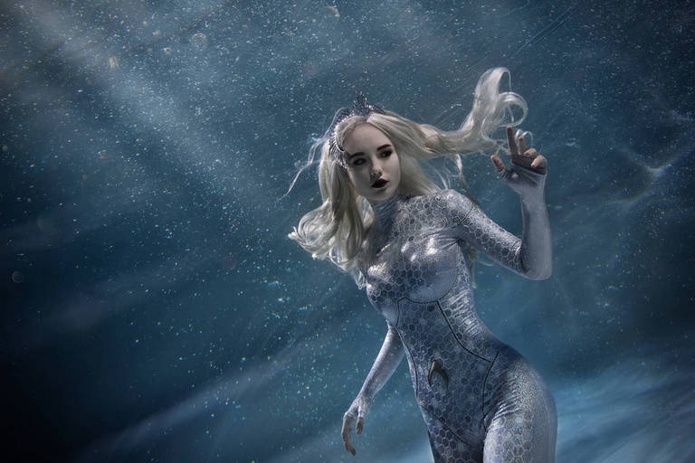 Aquaman - Atlanna (Queen of Atlantis) Cosplay - soft focus shot