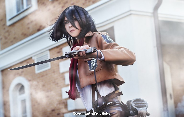 Attack on Titan - Mikasa Ackermann Cosplay - body photo