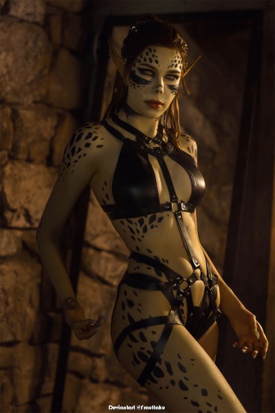 Baldurs Gate 3 - Laezel of Creche Kliir (Lingerie) Cosplay