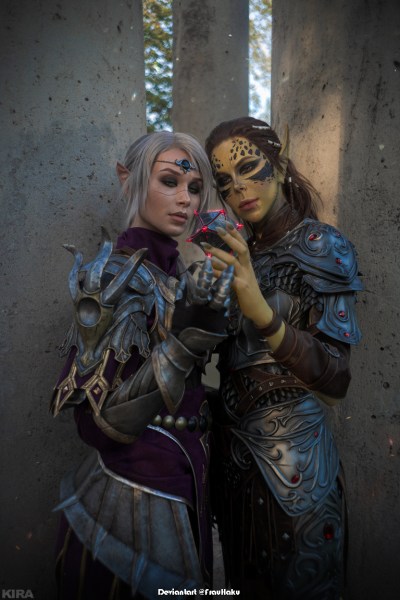 Baldurs Gate 3 - Laezel of Creche Kliir & Shadowheart (Jenevelle Hallowleaf) Cosplay