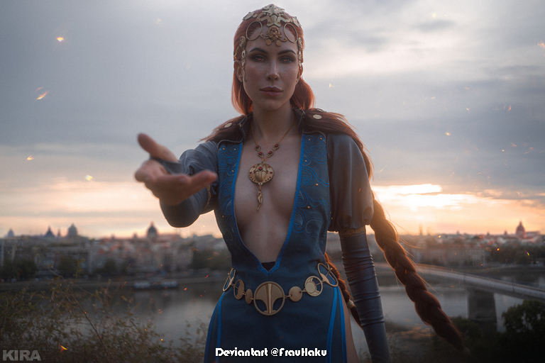 Baldurs Gate 3 - Mizora (Human) Cosplay - cinematic costume portrait