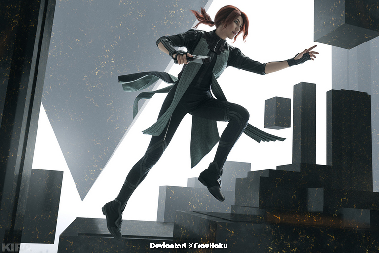 Control - Jesse Faden (Prime Candidate 7) Cosplay - costume portrait