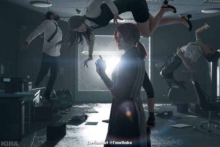 Control - Jesse Faden (Prime Candidate 7) Cosplay - full body port.