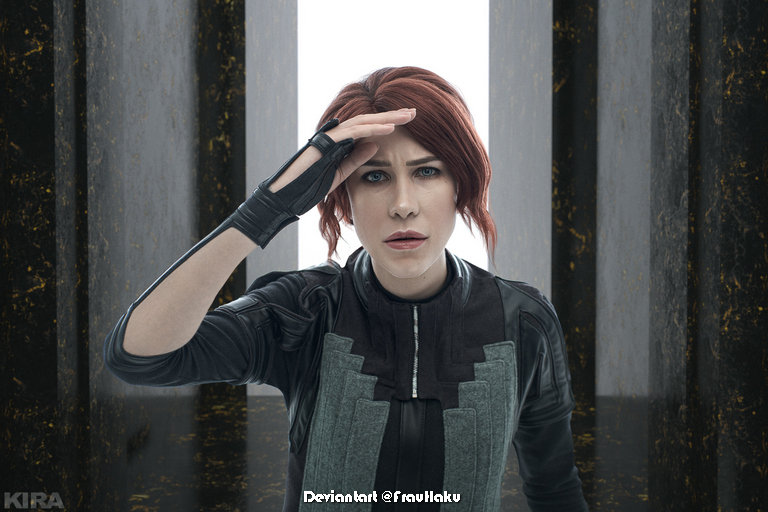 Control - Jesse Faden (Prime Candidate 7) Cosplay - full length photo