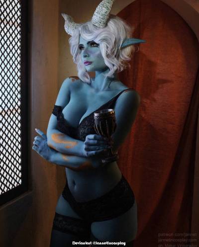 Dungeons & Dragons - Blue Tiefling Cosplay