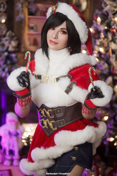 Final Fantasy 7 - Rebirth - Tifa Lockhart (Christmas) Cosplay