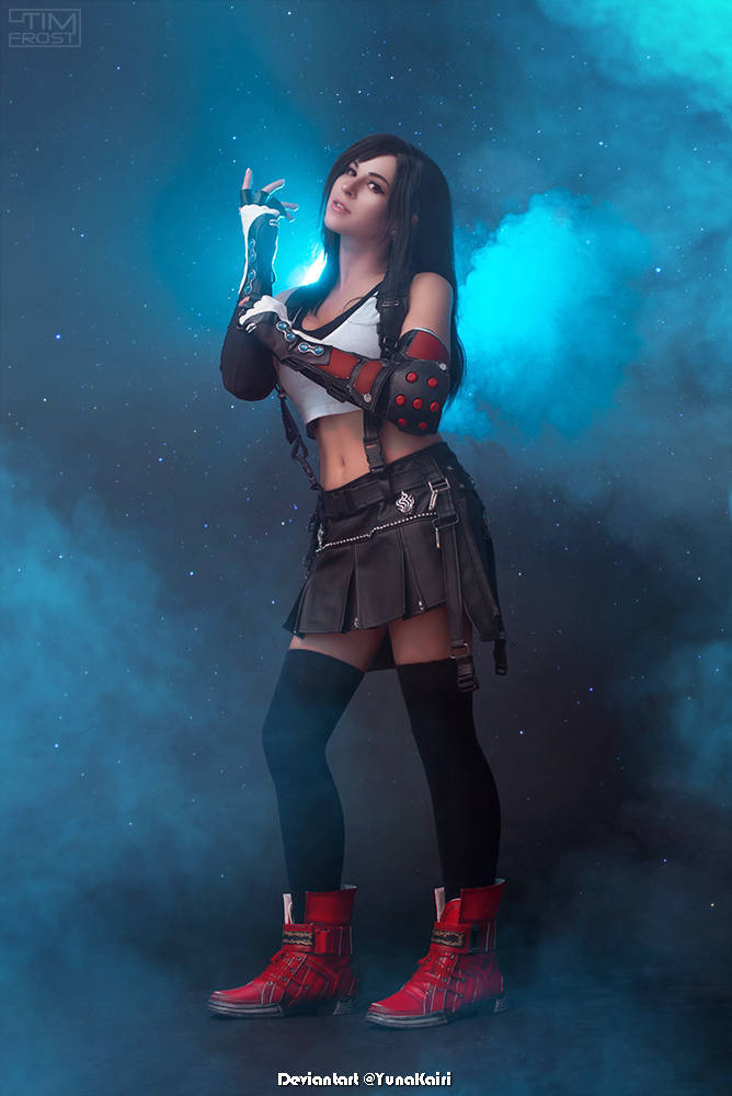 Final Fantasy 7 - Remake - Tifa Lockhart Cosplay - full length photo