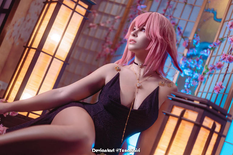 Genshin Impact - Yae Miko (Astute Amusement) (Concept) Cosplay - inspired capture Genshin Impact - Yae Miko (Astute Amusement) (Concept) Cosplay - inspired capture