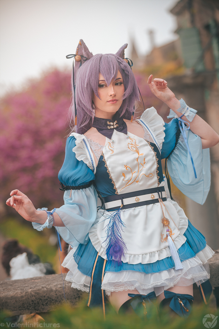 Genshin Impact - Keqing (Piercing Thunderbolt) Cosplay - delicate portrait Genshin Impact - Keqing (Piercing Thunderbolt) Cosplay - delicate portrait