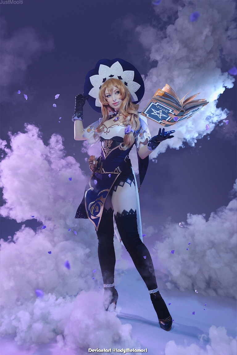Genshin Impact - Lisa Minci (Purple Rose) Cosplay - visual exploration
