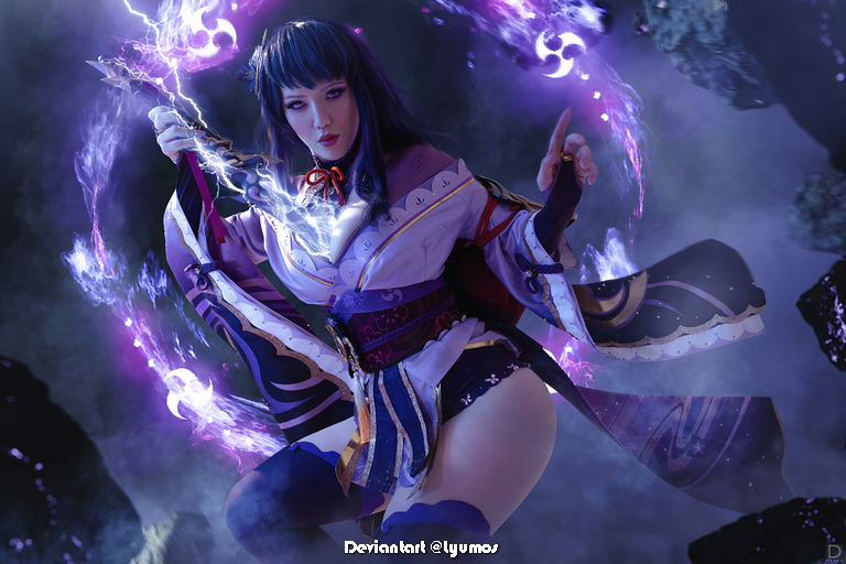 Genshin Impact Raiden Shogun Narukamis Law Cosplay 2