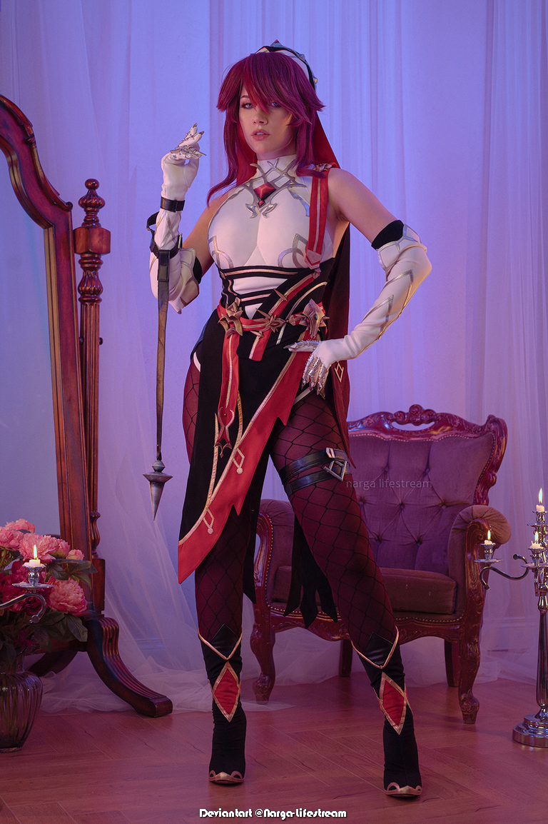 Genshin Impact - Rosaria (Thorny Benevolence) (Executors Thorns) Cosplay - authentic view