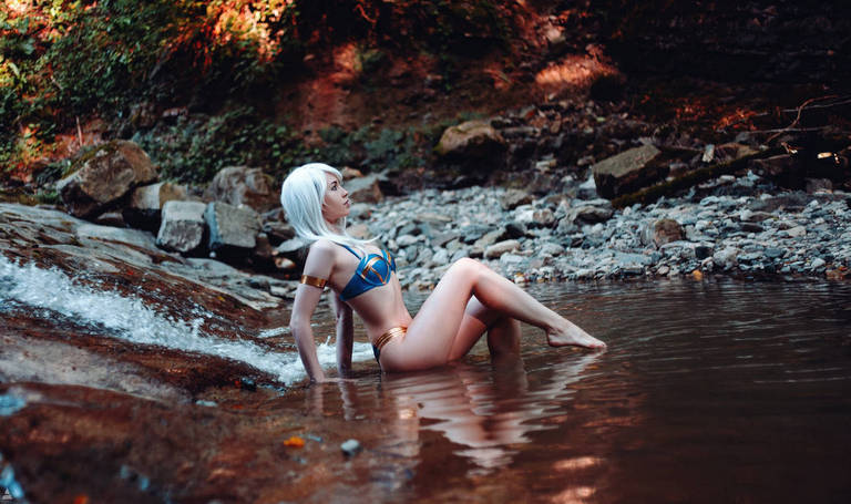 League of Legends - Ashe (The Frost Archer) (Ocean Song) Cosplay - premium study League of Legends - Ashe (The Frost Archer) (Ocean Song) Cosplay - premium study