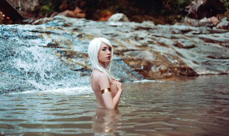 League of Legends - Ashe (The Frost Archer) (Ocean Song) Cosplay - elegant capture League of Legends - Ashe (The Frost Archer) (Ocean Song) Cosplay - elegant capture