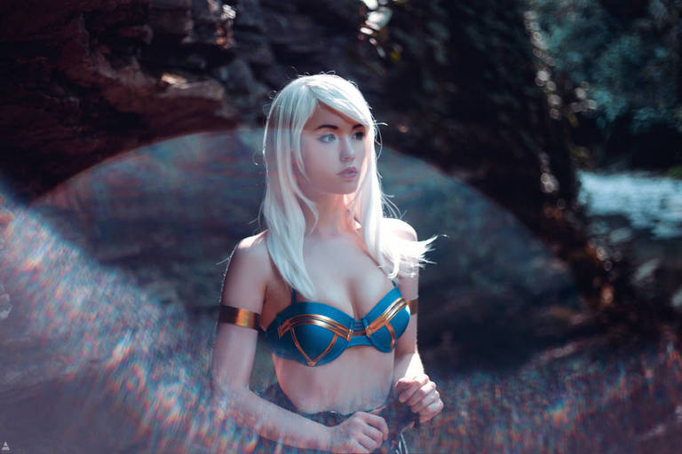 League of Legends - Ashe (The Frost Archer) (Ocean Song) Cosplay - refined study League of Legends - Ashe (The Frost Archer) (Ocean Song) Cosplay - refined study