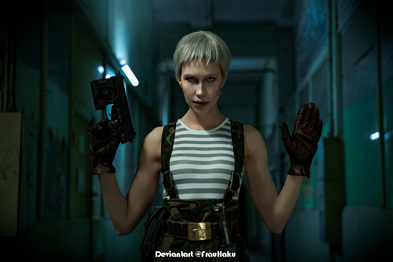 Metal Gear Solid 2 - Sons of Liberty - Olga Gurlukovich Cosplay - full length port.