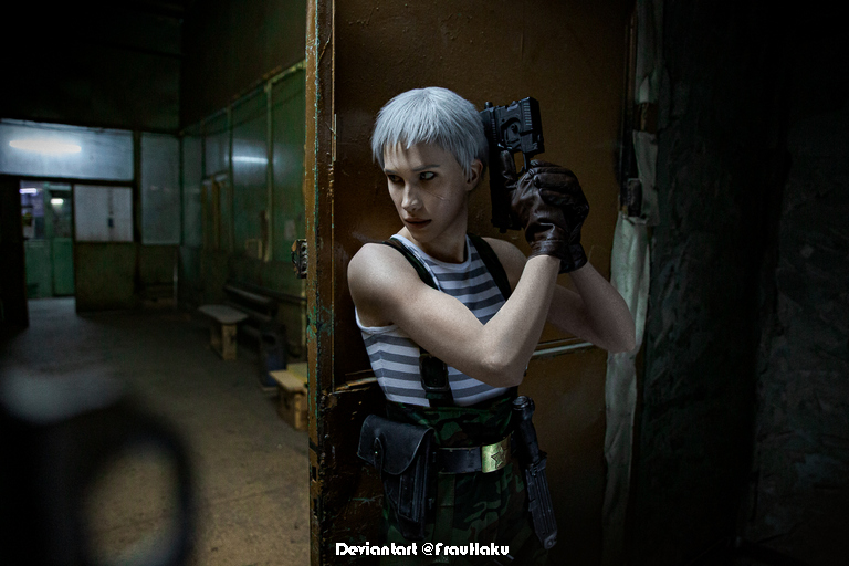 Metal Gear Solid 2 - Sons of Liberty - Olga Gurlukovich Cosplay - portrait photo