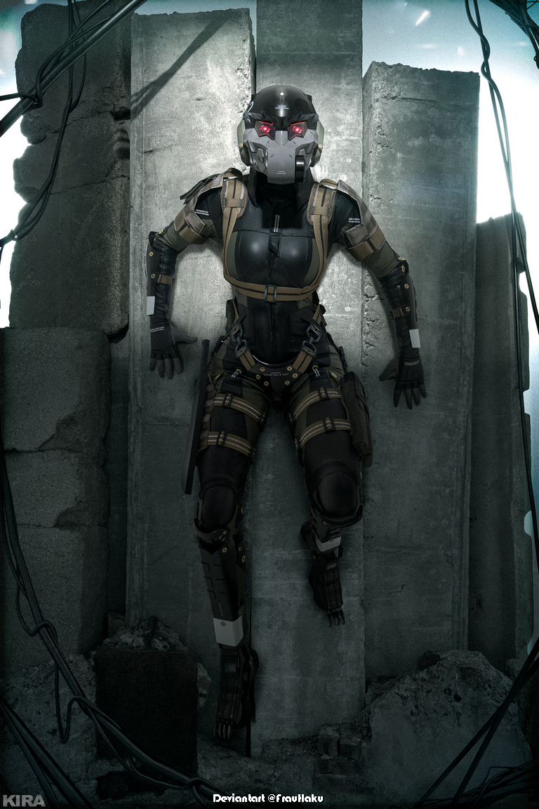 Metal Gear Solid 4 - Guns of the Patriots - Haven Trooper (FROGS) Cosplay - costume show
