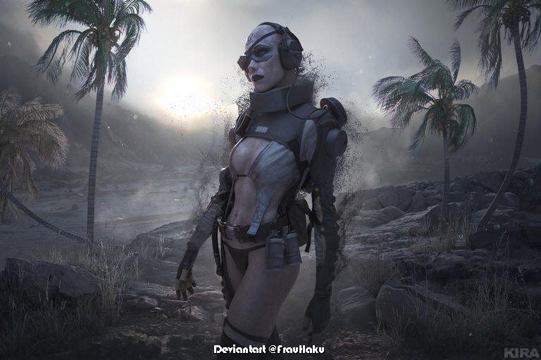 Metal Gear Solid 5 The Phantom Pain Parasite Unit Skulls The Camouflage Unit Cosplay 2