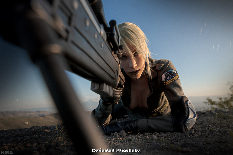 Metal Gear Solid 5 - The Phantom Pain - Sniper &ldquo;Quiet&rdquo; (Tixij) (Sniper Wolf) Cosplay - authentic view
