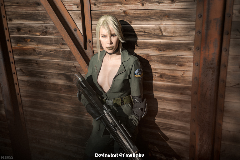 Metal Gear Solid 5 - The Phantom Pain - Sniper &ldquo;Quiet&rdquo; (Tixij) (Sniper Wolf) Cosplay - expressive portrait