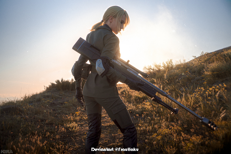 Metal Gear Solid 5 - The Phantom Pain - Sniper &ldquo;Quiet&rdquo; (Tixij) (Sniper Wolf) Cosplay - delicate portrait