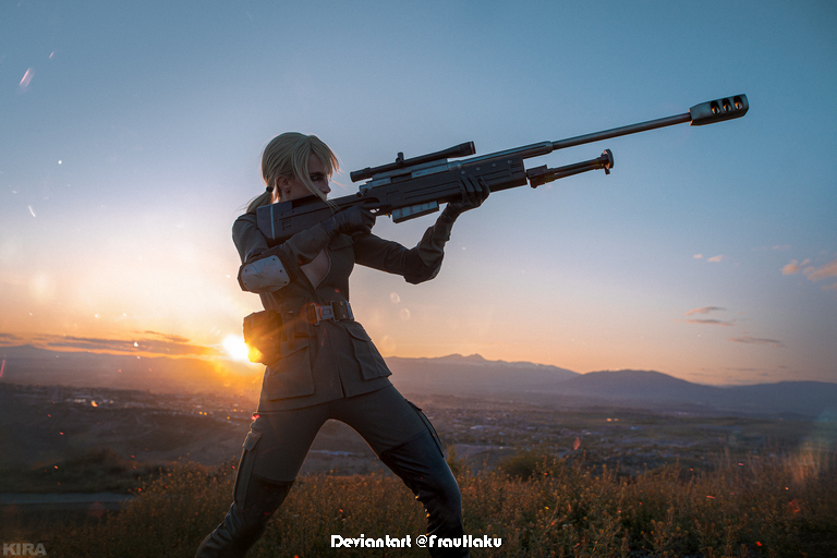Metal Gear Solid 5 - The Phantom Pain - Sniper &ldquo;Quiet&rdquo; (Tixij) (Sniper Wolf) Cosplay - delicate portrait
