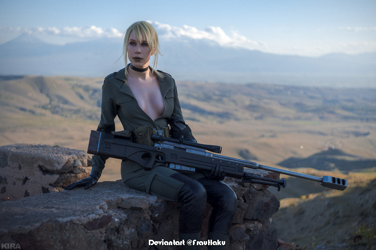 Metal Gear Solid 5 - The Phantom Pain - Sniper &ldquo;Quiet&rdquo; (Tixij) (Sniper Wolf) Cosplay - inspired capture