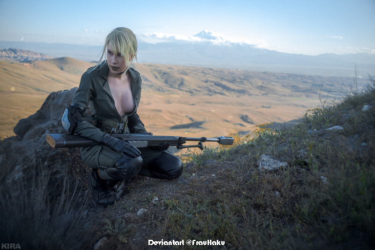Metal Gear Solid 5 - The Phantom Pain - Sniper &ldquo;Quiet&rdquo; (Tixij) (Sniper Wolf) Cosplay - authentic view