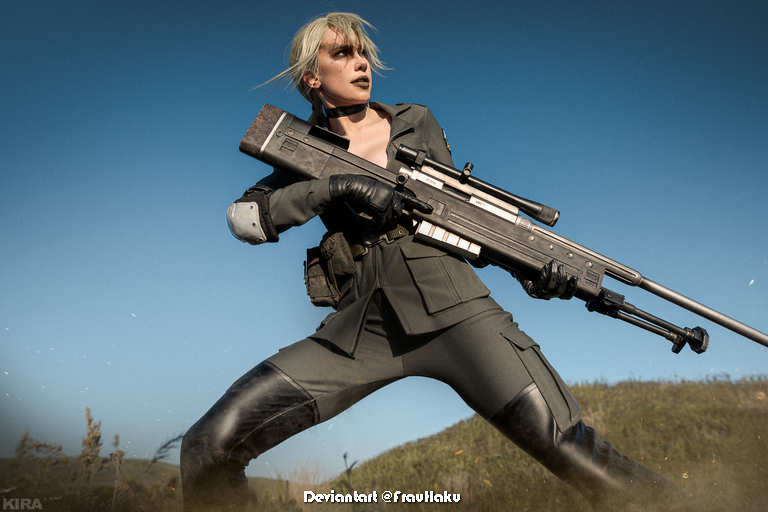 Metal Gear Solid 5 - The Phantom Pain - Sniper &ldquo;Quiet&rdquo; (Tixij) (Sniper Wolf) Cosplay - authentic view