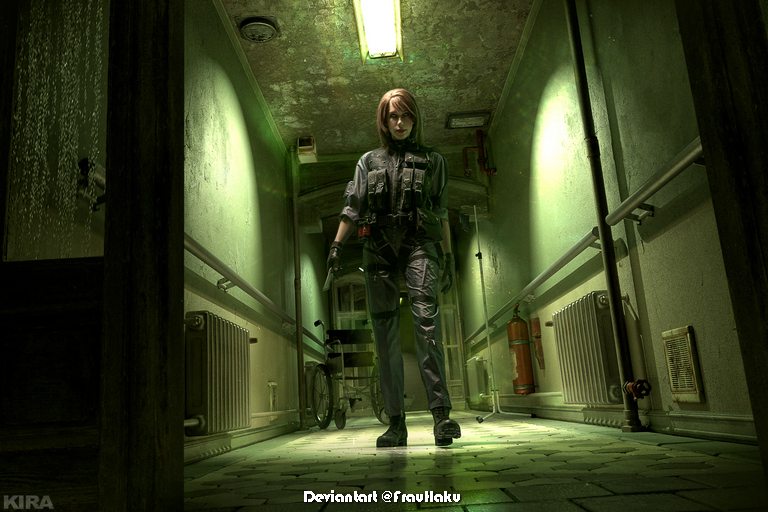 Metal Gear Solid 5 - The Phantom Pain - Sniper &ldquo;Quiet&rdquo; (Tixij) (XOF) Cosplay - full length photo