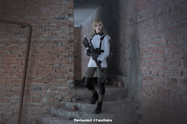 Metal Gear Solid - The Twin Snakes - Sniper Wolf Cosplay - full body port. Metal Gear Solid - The Twin Snakes - Sniper Wolf Cosplay - full body port.